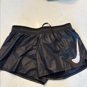 Nike Black Athletic Shorts Moisture-Wicking Performance